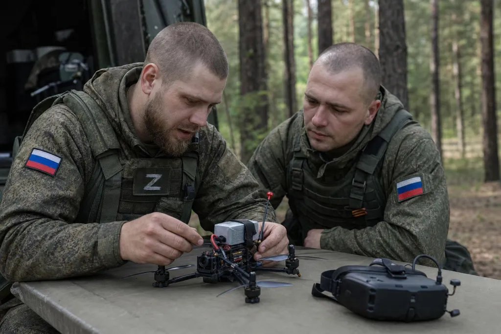 Оператор FPV-дрона